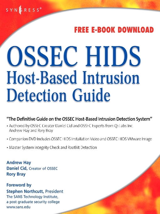Title details for OSSEC Host-Based Intrusion Detection Guide by Daniel Cid - Available